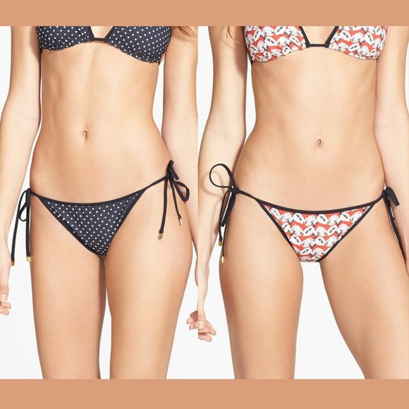 NWT Tory‎ Burch Calyx Reversible Side Bikini Bottom - Picture 1 of 9